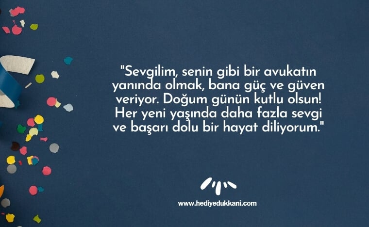 avukata doğum günü mesajı