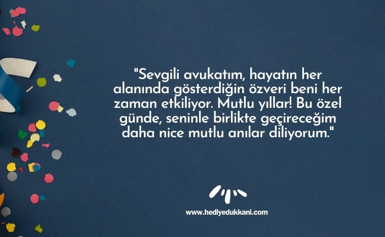 avukata doğum günü mesajı