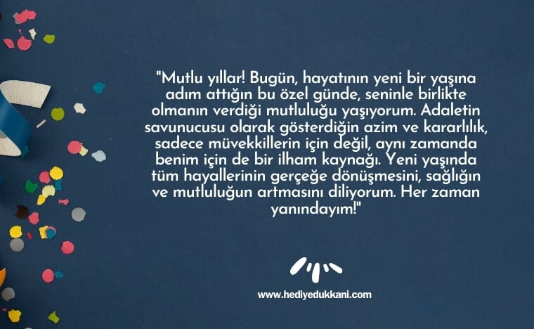 avukata doğum günü mesajı