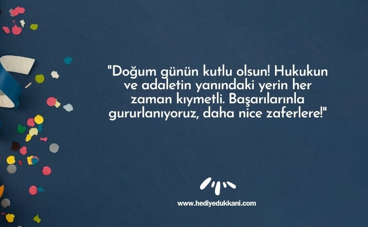 avukata doğum günü mesajı