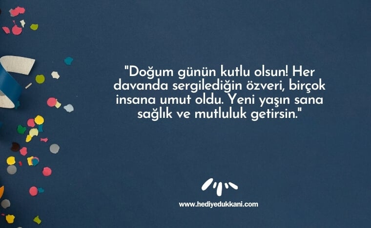avukata doğum günü mesajı