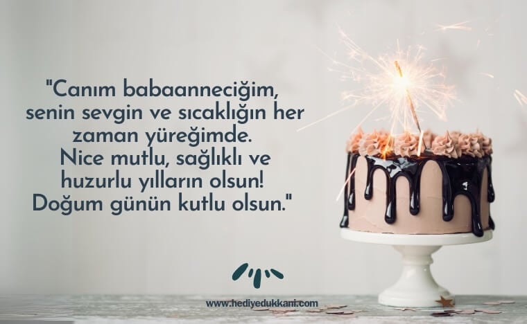 babaanneye doğum günü mesajı