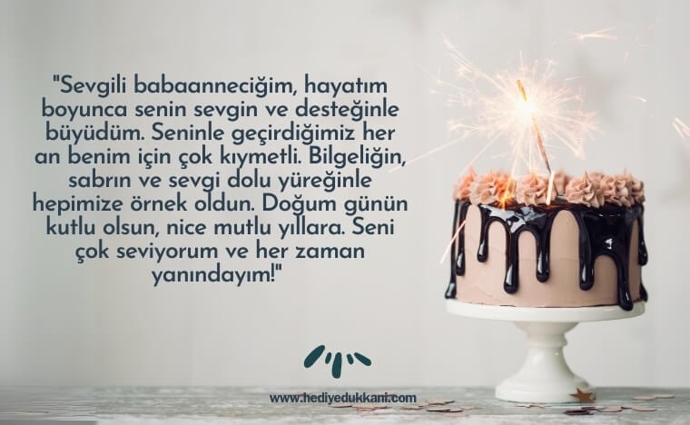 babaanneye doğum günü mesajı