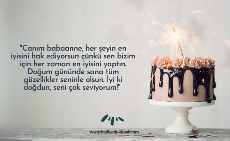 babaanneye doğum günü mesajı