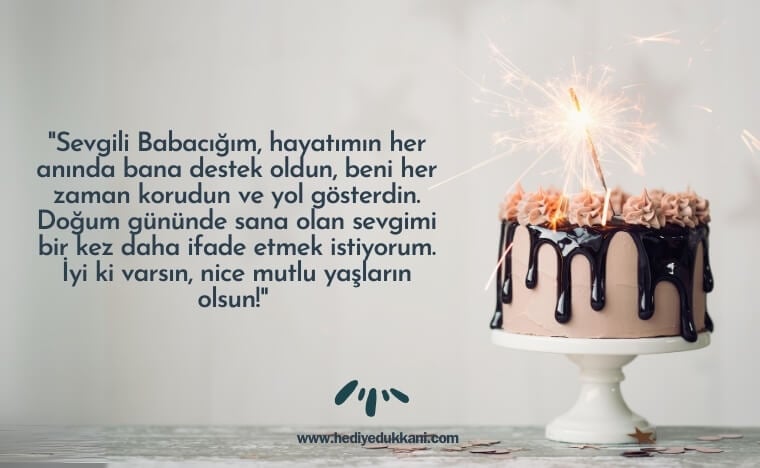 babaya doğum günü mesajı