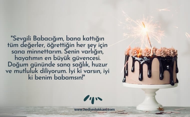 babaya doğum günü mesajı