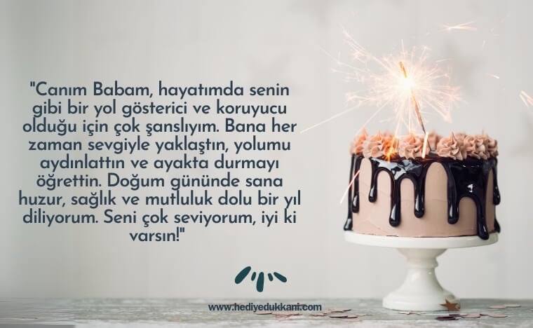 babaya doğum günü mesajı