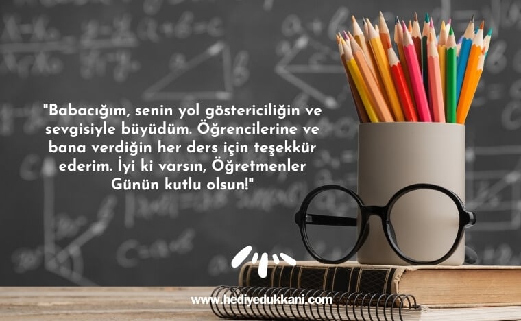 babaya öğretmenler günü mesajı