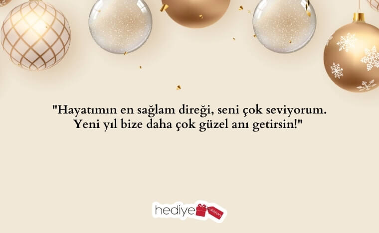 babaya yılbaşı hediye notu