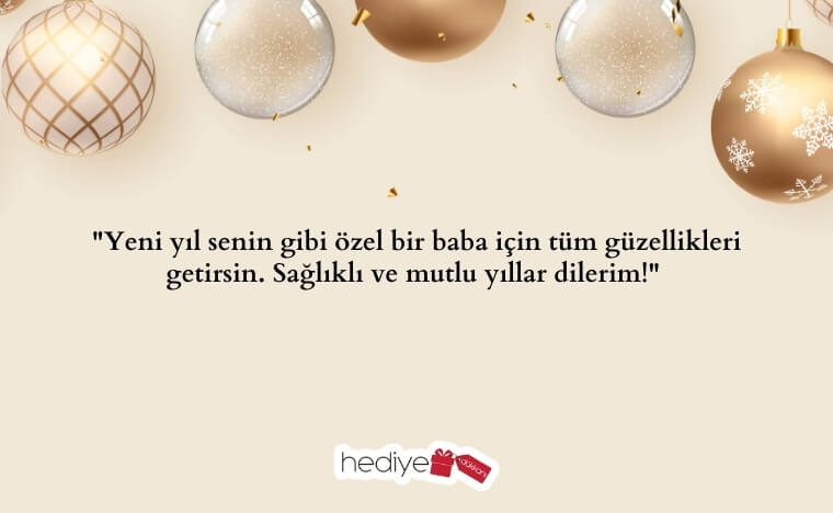 babaya yılbaşı hediye notu