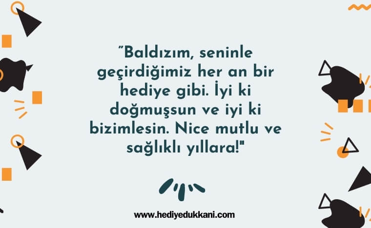 baldıza doğum günü mesajı