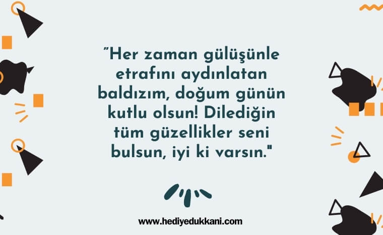 baldıza doğum günü mesajı