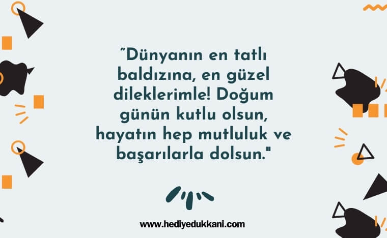 baldıza doğum günü mesajı