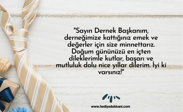 başkana doğum günü mesajı