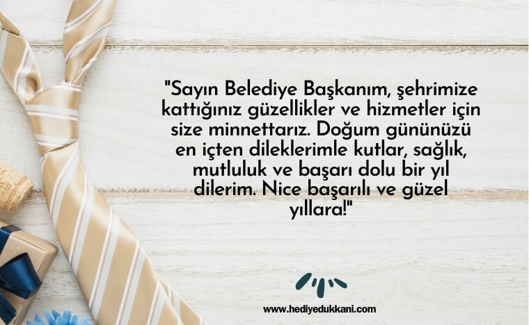 başkana doğum günü mesajı