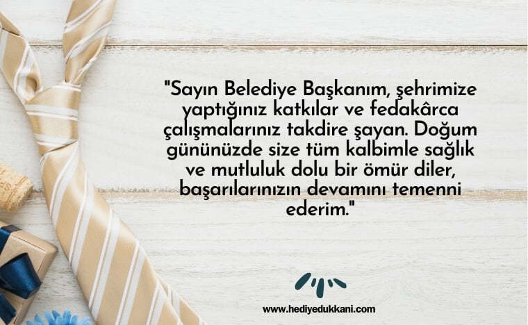 başkana doğum günü mesajı