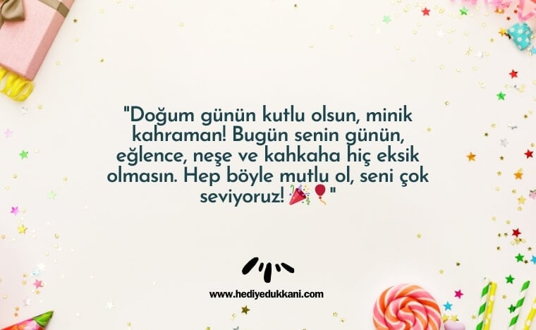 çocuğa doğum günü mesajı