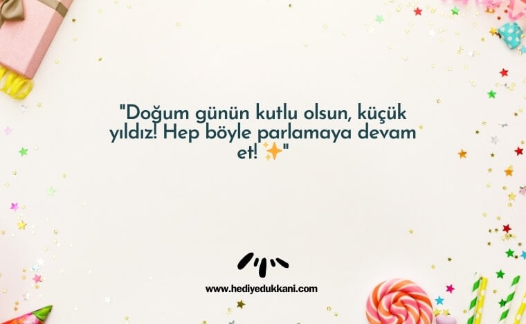 çocuğa doğum günü mesajı