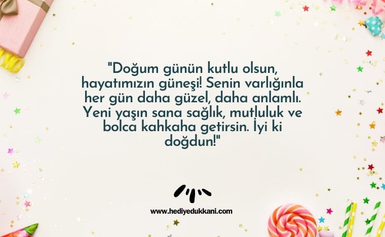 çocuğa doğum günü mesajı
