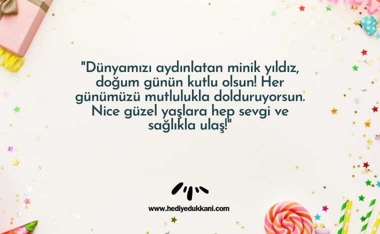 çocuğa doğum günü mesajı