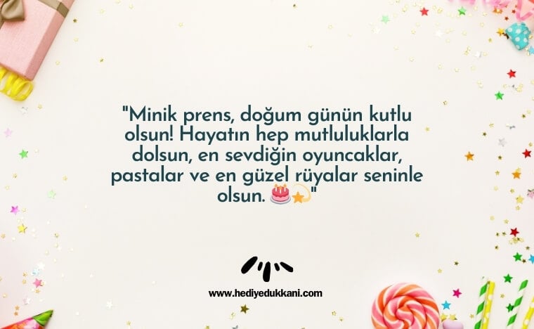 çocuğa doğum günü mesajı