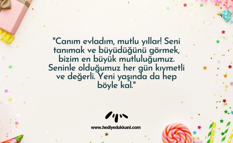 çocuğa doğum günü mesajı
