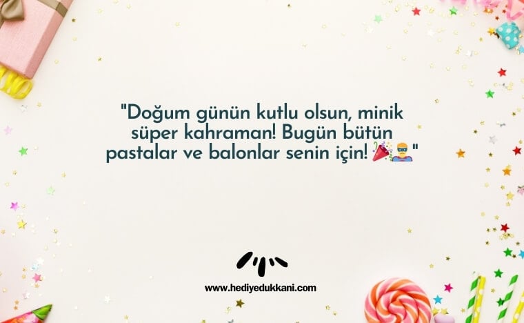 çocuğa doğum günü mesajı