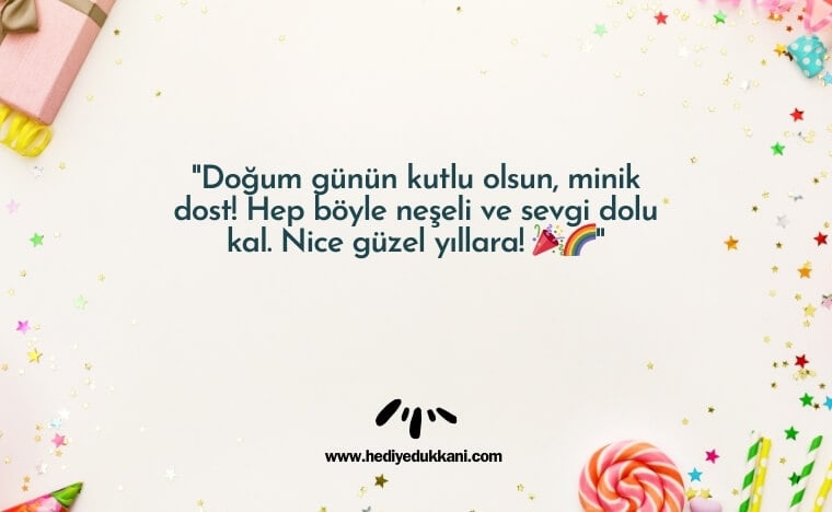çocuğa doğum günü mesajı