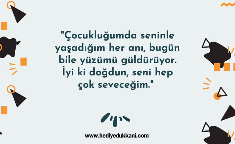 çocukluk arkadaşa doğum günü mesajı