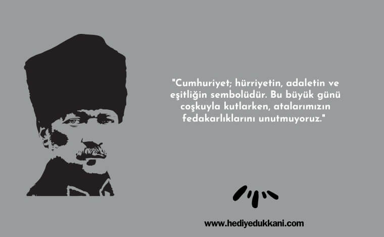 cumhuriyet bayramı mesajları