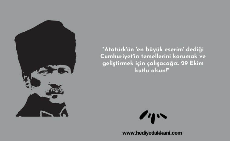 cumhuriyet bayramı mesajları