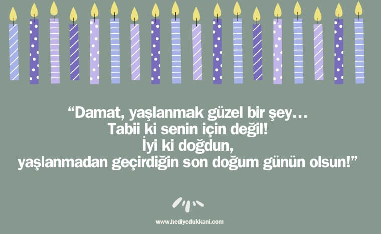 damada doğum günü mesajı