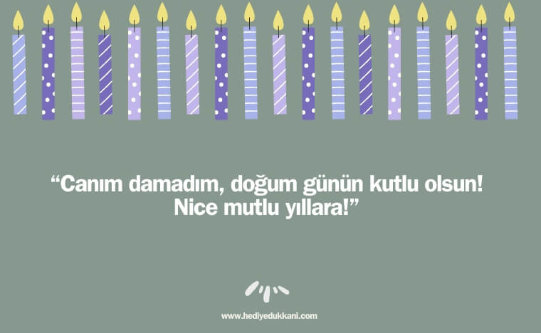 damada doğum günü mesajı