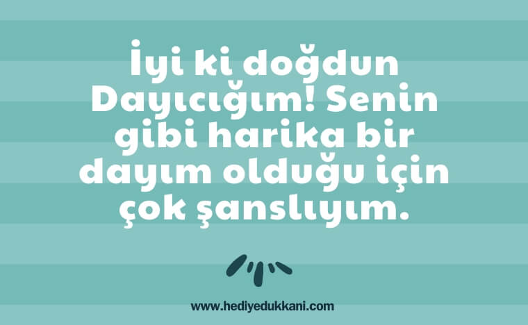 dayıya doğum günü mesajı