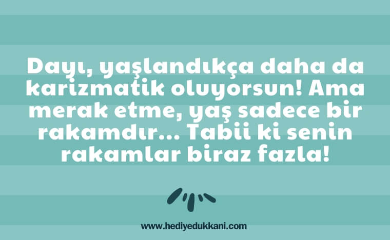 dayıya doğum günü mesajı