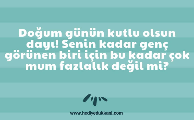 dayıya doğum günü mesajı