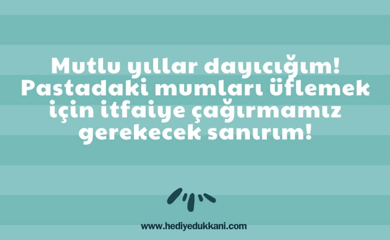 dayıya doğum günü mesajı
