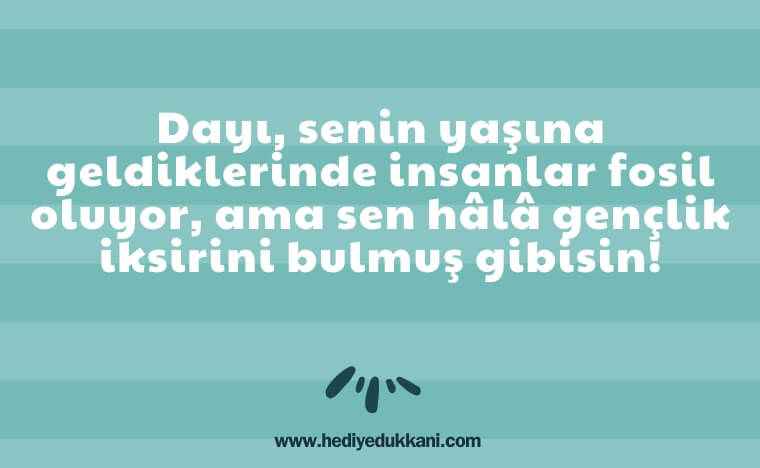 dayıya doğum günü mesajı