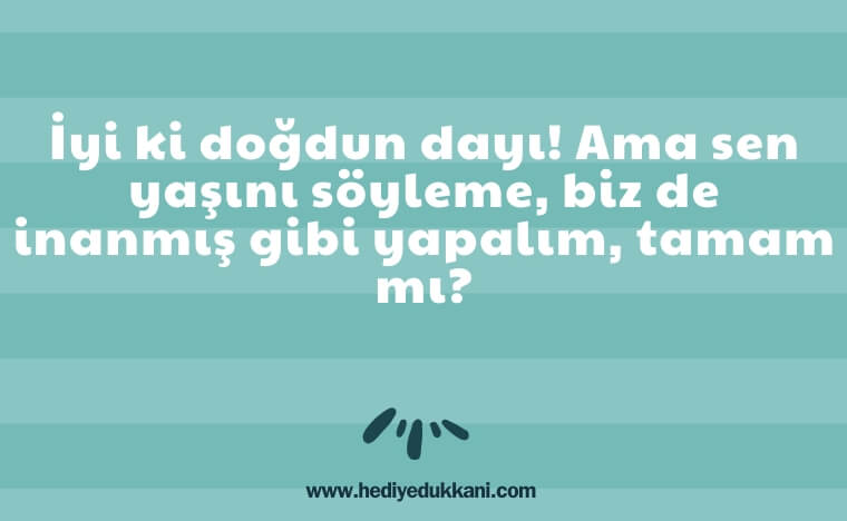 dayıya doğum günü mesajı