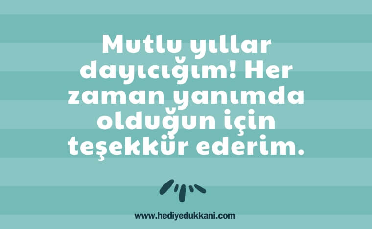 dayıya doğum günü mesajı