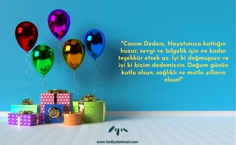 dedeye doğum günü mesajı