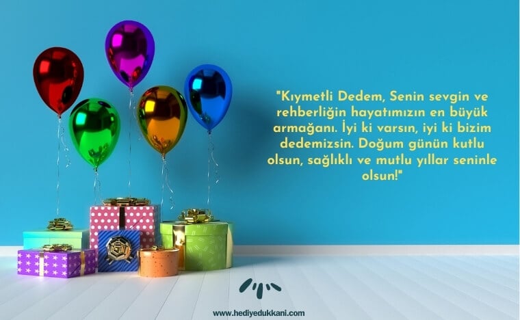 dedeye doğum günü mesajı
