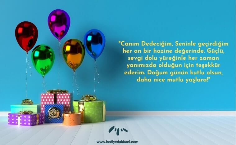 dedeye doğum günü mesajı