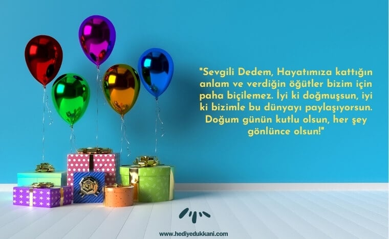 dedeye doğum günü mesajı