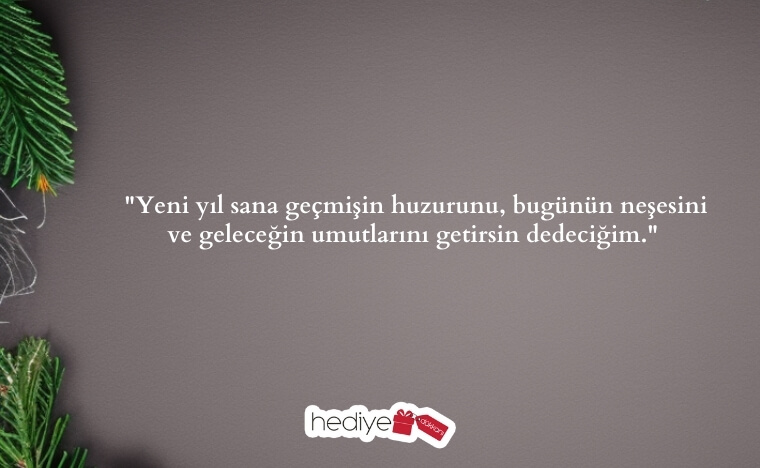 dedeye yılbaşı mesajı