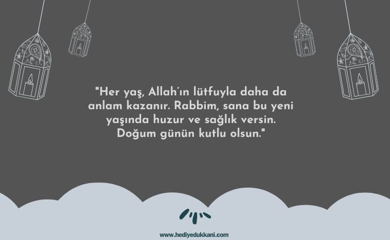 dini doğum günü mesajı