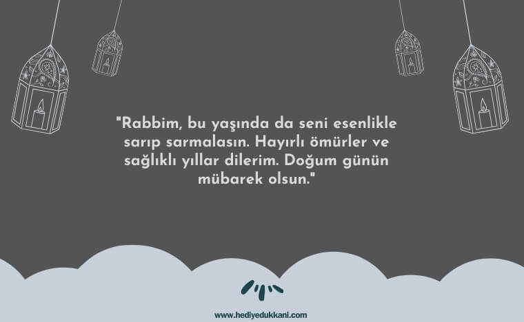 dini doğum günü mesajı