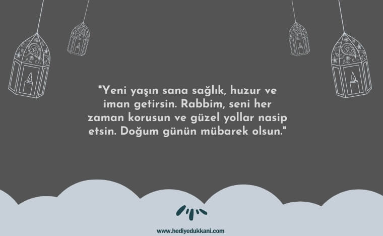 dini doğum günü mesajı