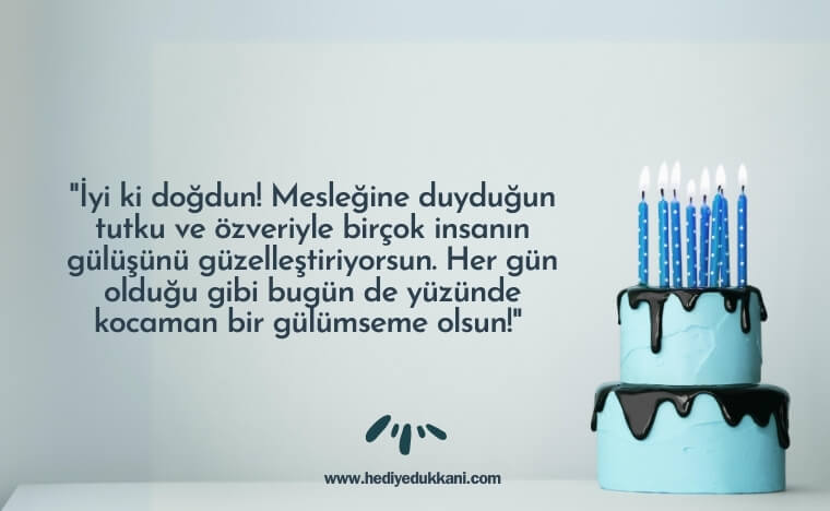 diş hekimine doğum günü mesajı