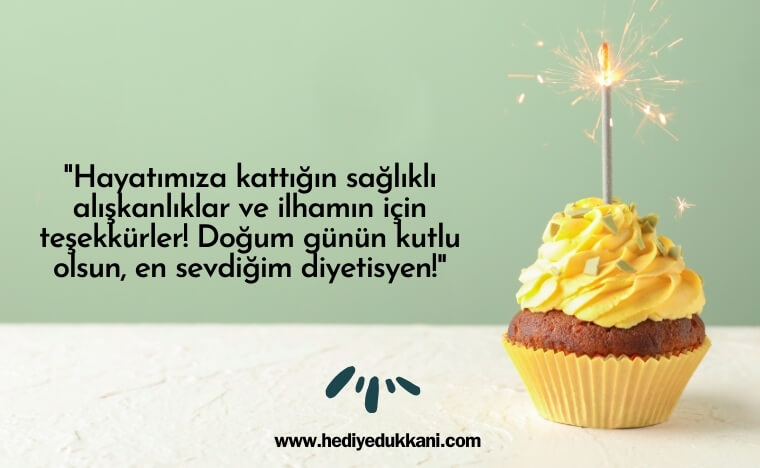 diyetisyene doğum günü mesajı